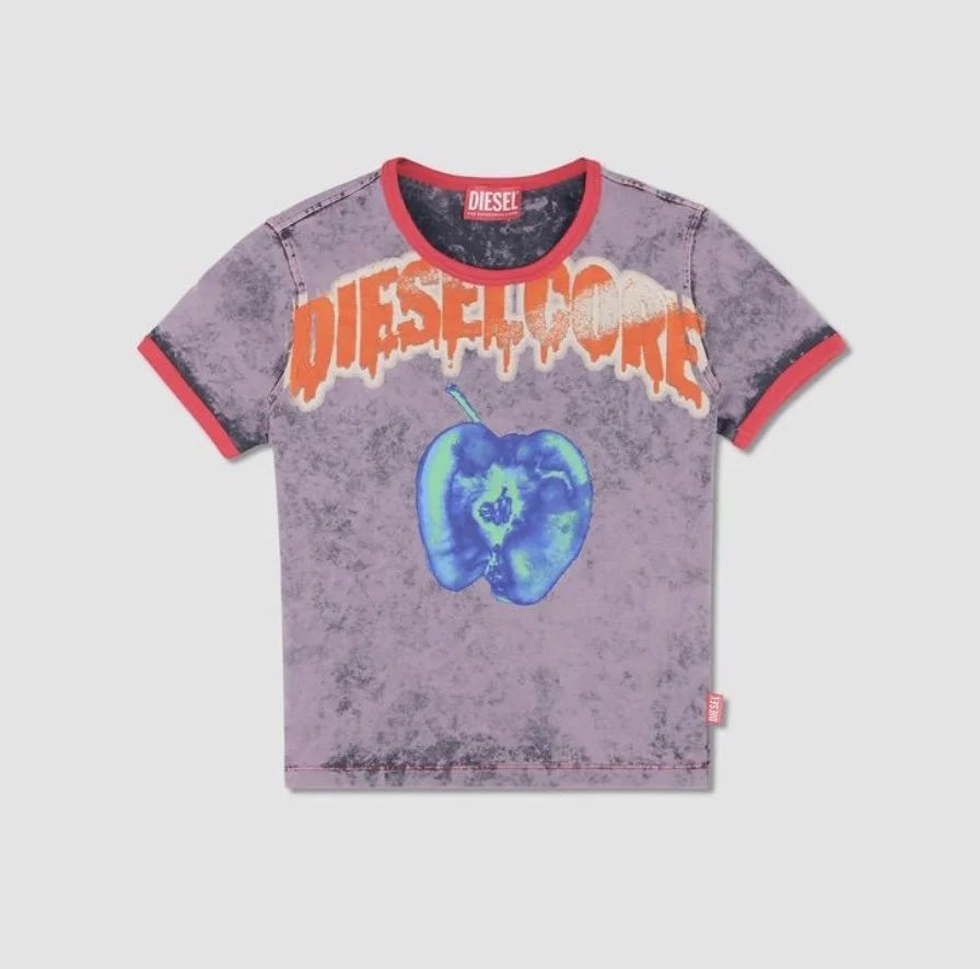 T-Uncutie-Long-Od DIESEL タグ付き Diesel T-Uncutie-Long-Od Tシャツ | ブラック | FARFETCH JP